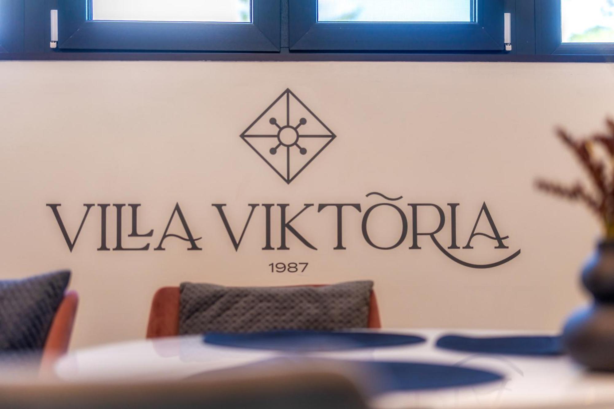 Villa Viktoria Balatonfured Bagian luar foto